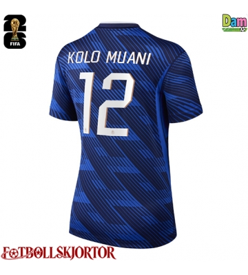 Frankrike Randal Kolo Muani #12 Hemmatröja Dam VM 2026 Kortärmad